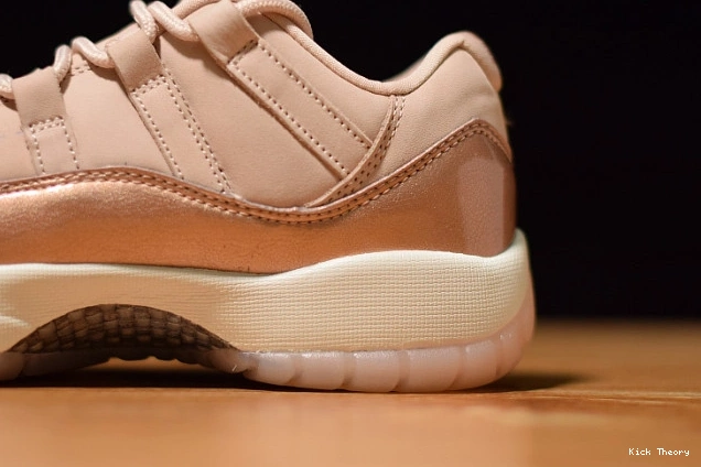 Kick Theory Air Low 11 GS Jordan Rose AH7860-105 Gold 0805